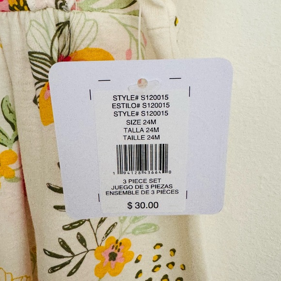 Sterling Baby Tropical Floral Dress & Headband Set Size 24 Months NWT - Picture 13 of 14